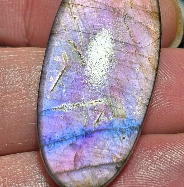 42x20mm purple labradorite cabochon