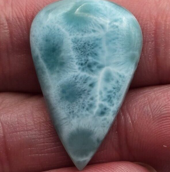 30x20mm AAA-grade larimar cabochon