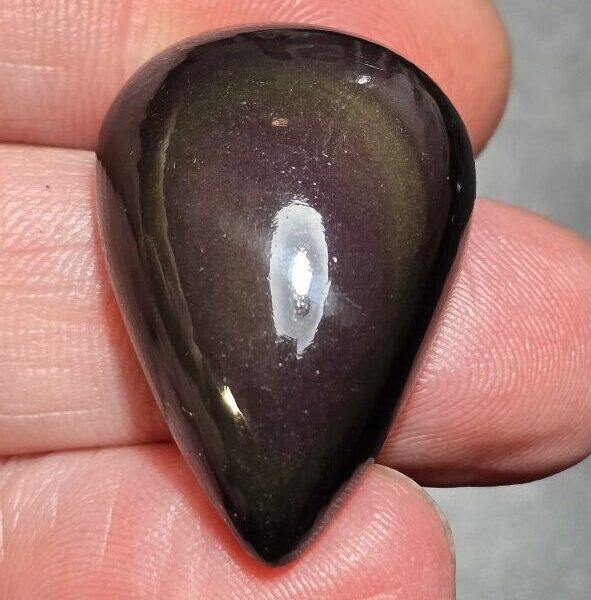 32x22mm rainbow obsidian cabochon