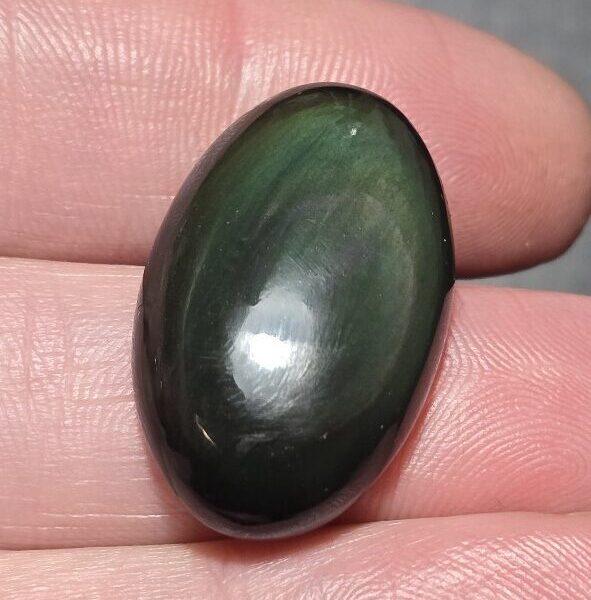 30x18mm rainbow obsidian cabochon