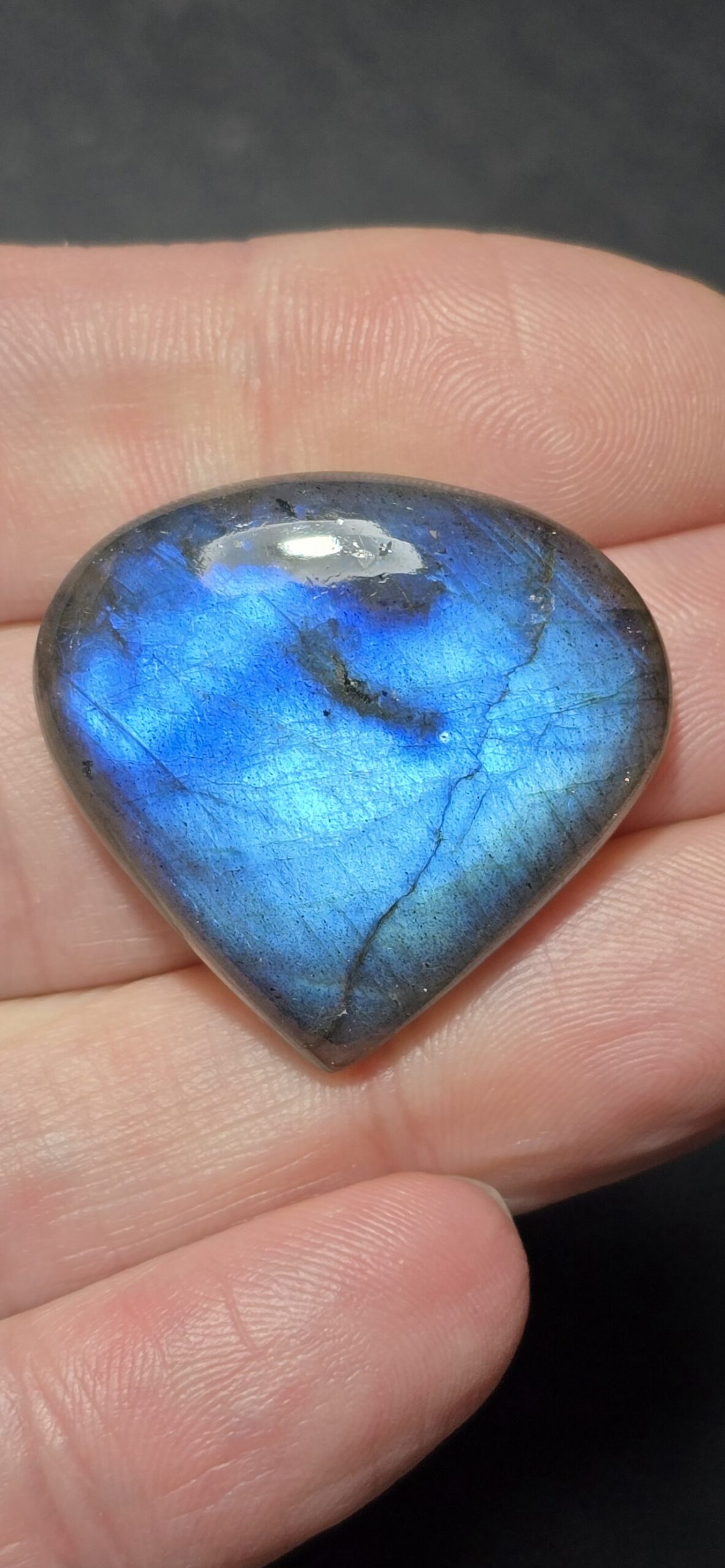 32x30mm blue labradorite cabochon