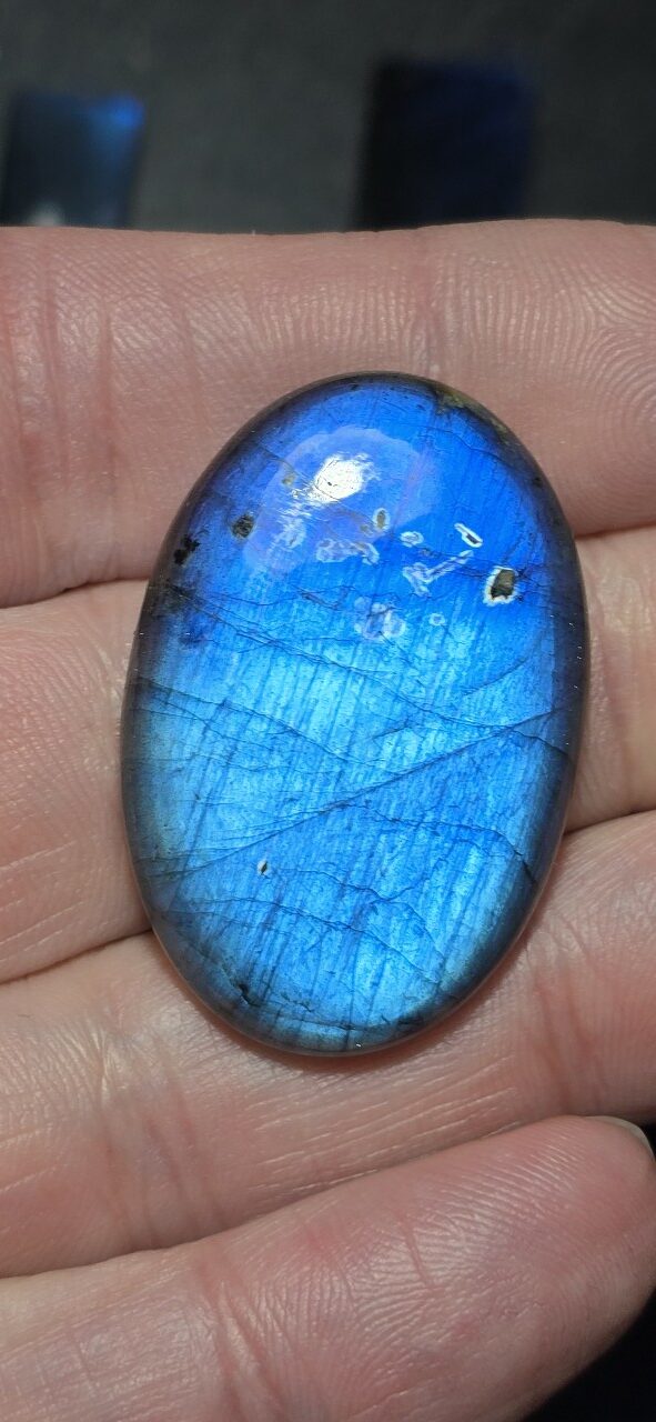 38x25mm blue labradorite cabochon