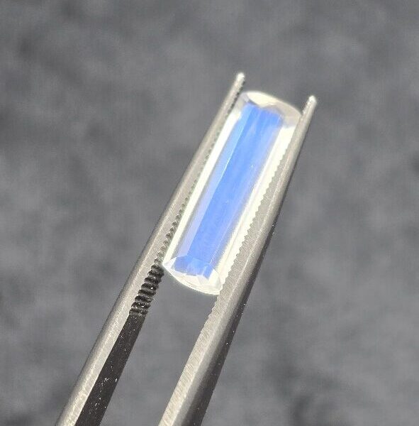 Gem-grade blue moonstone