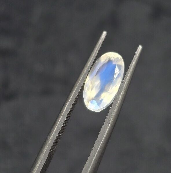 10.01x5.43x4.94mm gem-grade blue moonstone facet