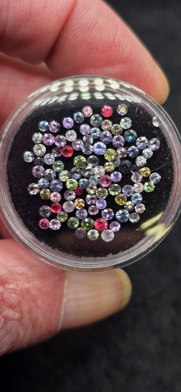 5ct parcel of melee spinel facets