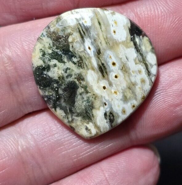 29x27mm Ocean jasper cabochon