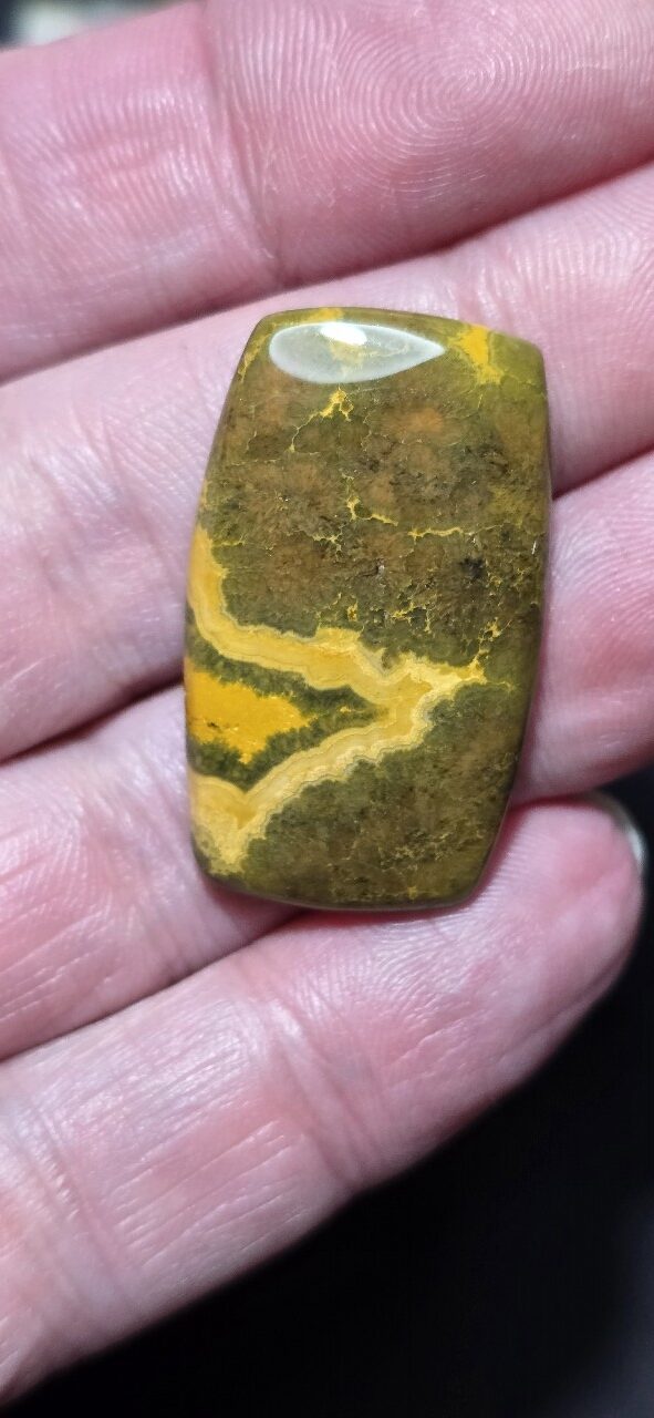 35x21mm Ocean jasper cabochon
