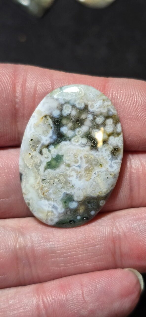 37x26mm Ocean jasper cabochon