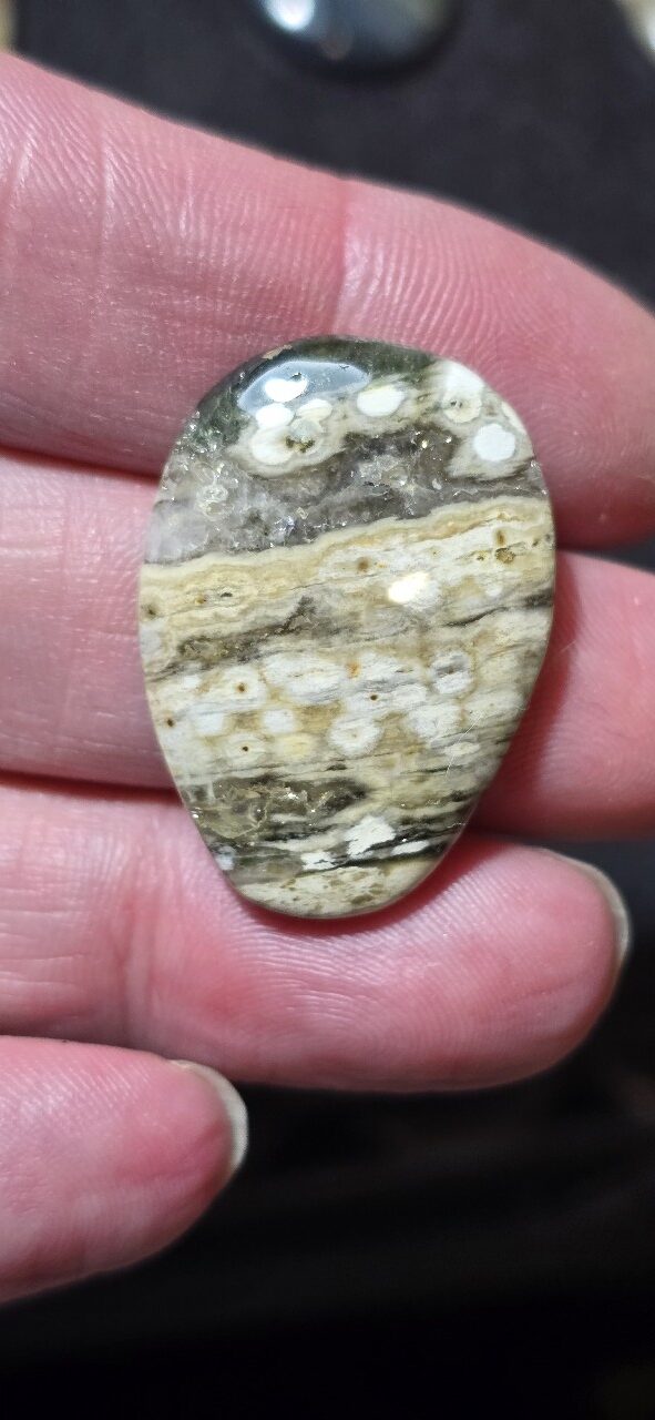 33x23mm Ocean jasper cabochon