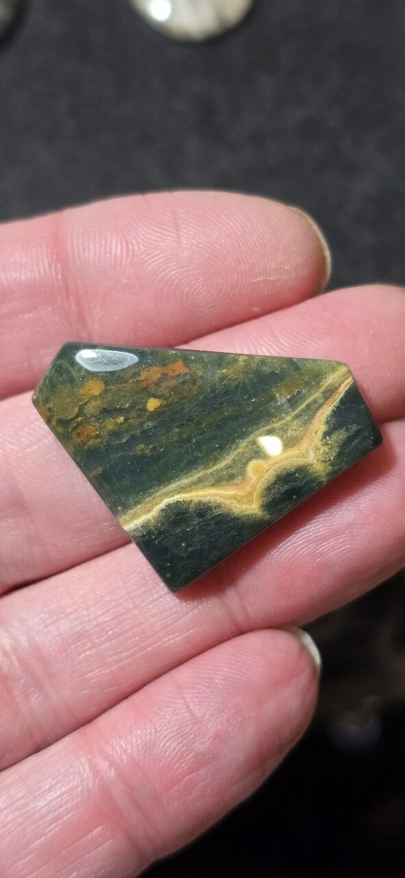 37x26mm Ocean jasper cabochon
