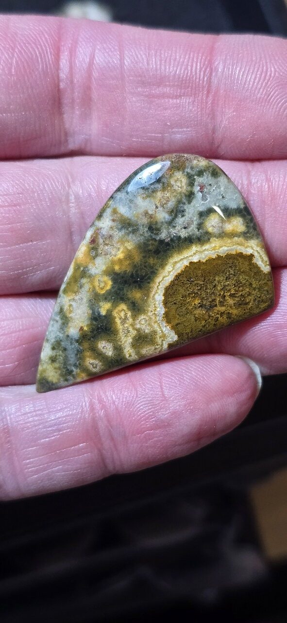 45x28mm Ocean jasper cabochon