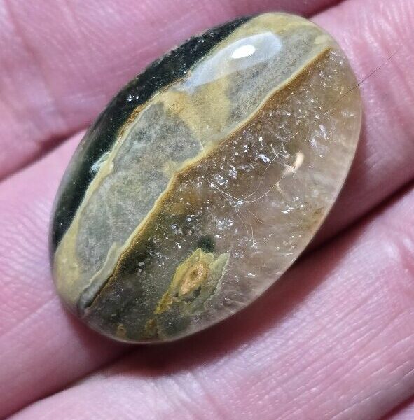 33x21mm Ocean jasper cabochon