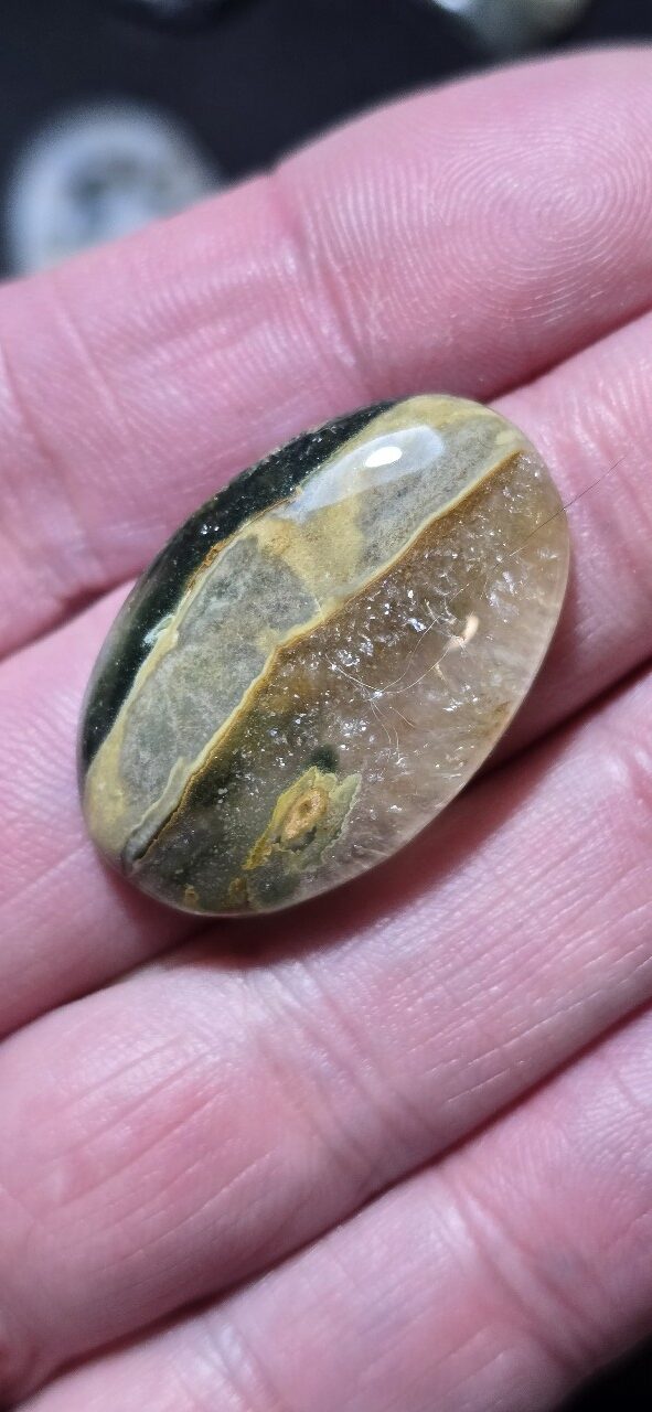 33x21mm Ocean jasper cabochon