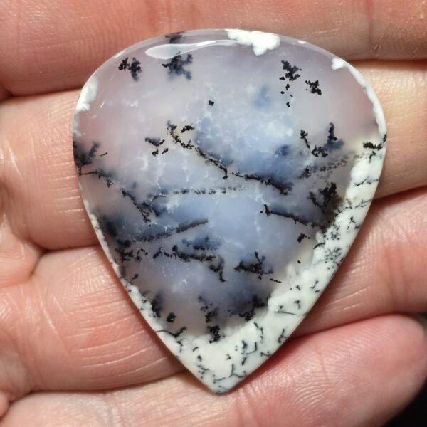 45x36mm Dendritic chalcedony cabochon