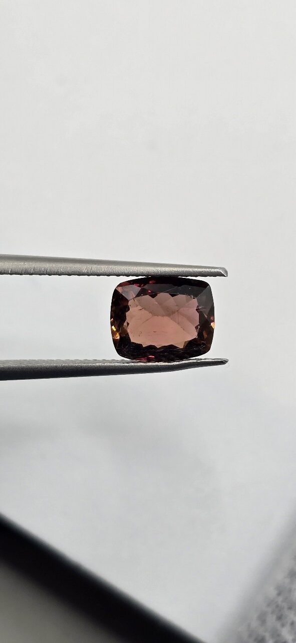 8.73x7.04x4.16mm cushion Brazilian tourmaline facet