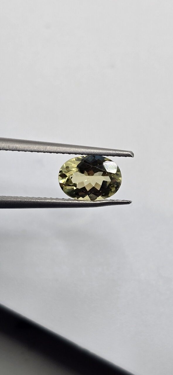 8.18x5.84x4.03mm oval Brazilian tourmaline facet