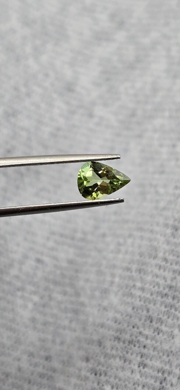 7.98x5.73x3.66mm pear Brazilian tourmaline facet