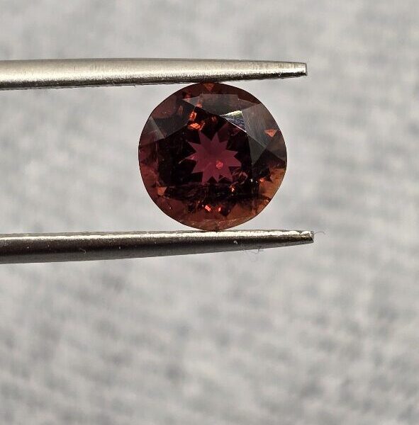 7.25x7.21x4.85mm round Brazilian tourmaline facet