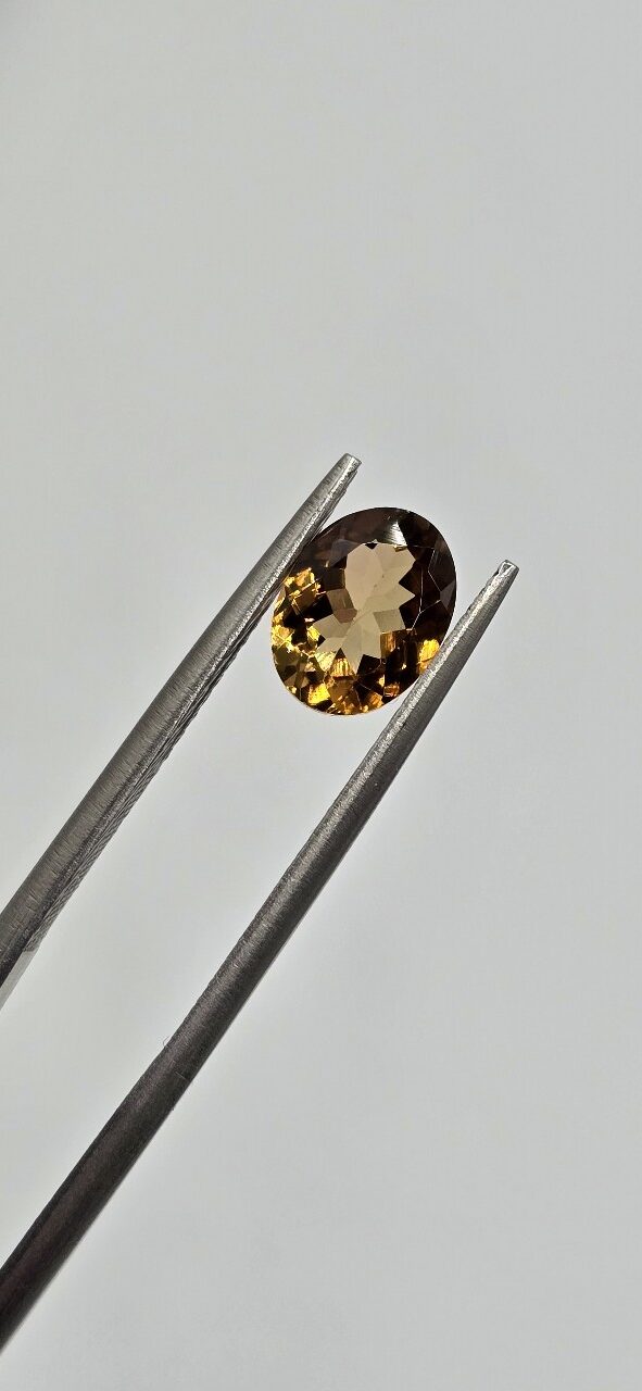 7.78x5.84x3.70mm oval Brazilian tourmaline facet