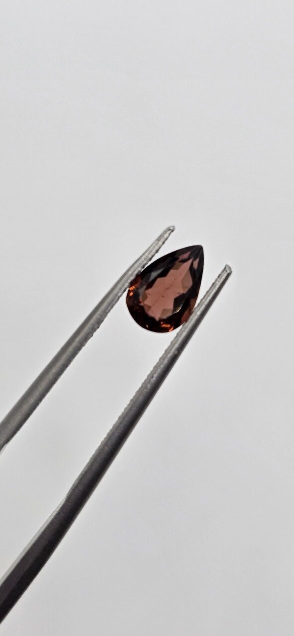 7.86x5.11x3.18mm pear Brazilian tourmaline facet