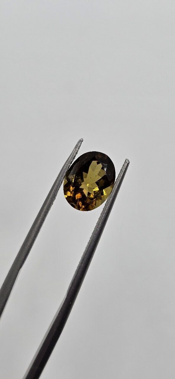 9.12x7.05x4.63mm oval Brazilian tourmaline facet