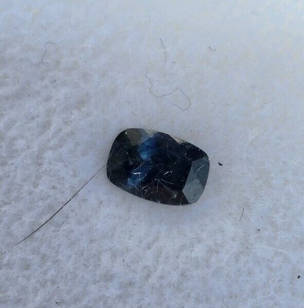 5.88x4.01x3.04mm cushion Australian sapphire facet