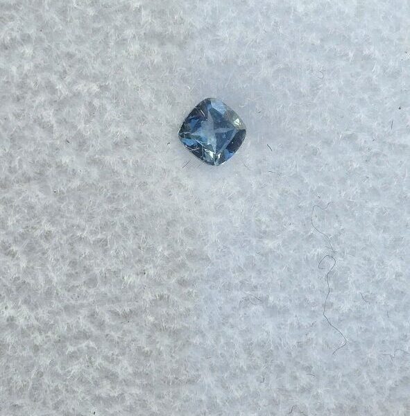 3.23x3.17x1.91mm cushion Australian sapphire facet