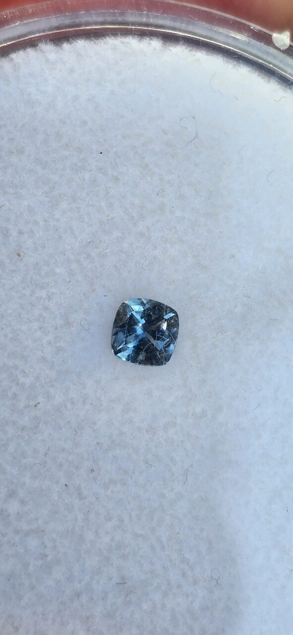 3.49x3.44x2.35mm cushion Australian sapphire facet