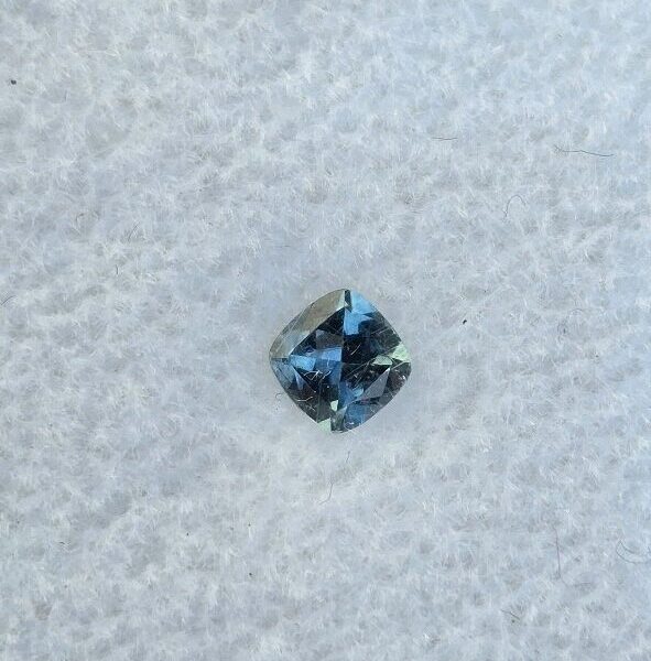 3.65x3.62x2.49mm cushion Australian sapphire facet