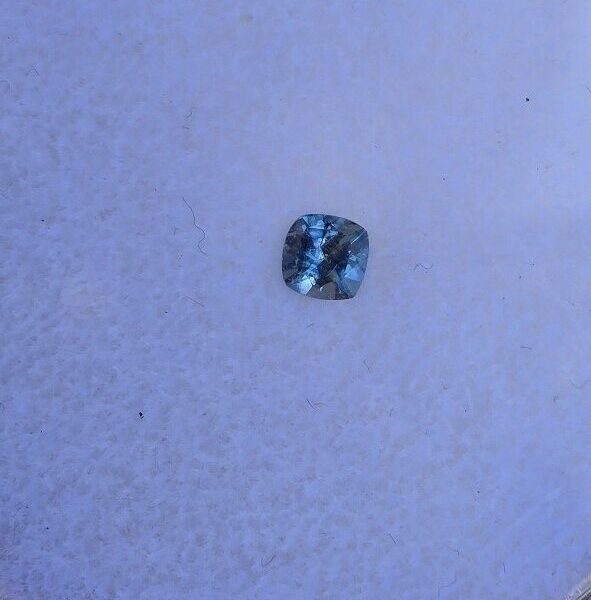 3.93x3.89x2.43mm cushion Australian sapphire facet