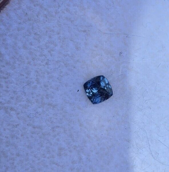 3.53x3.53x2.52mm cushion Australian sapphire facet