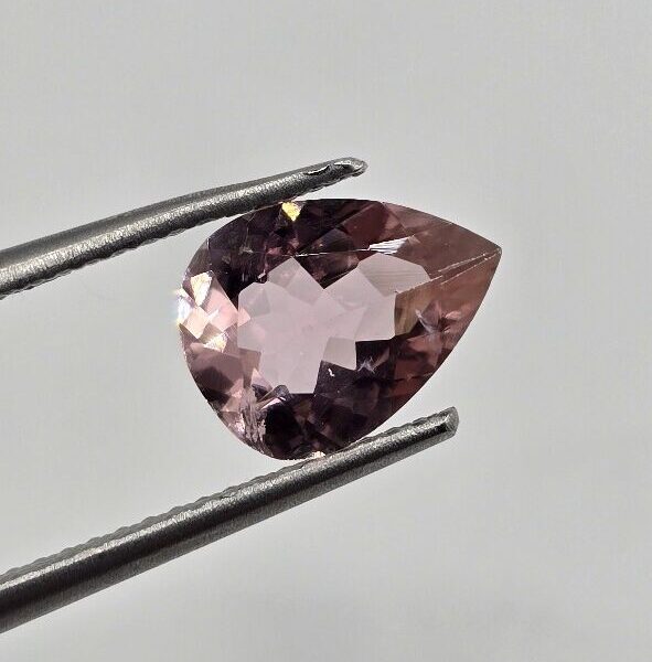 9.11x7.00x3.61mm pear Brazilian tourmaline facet