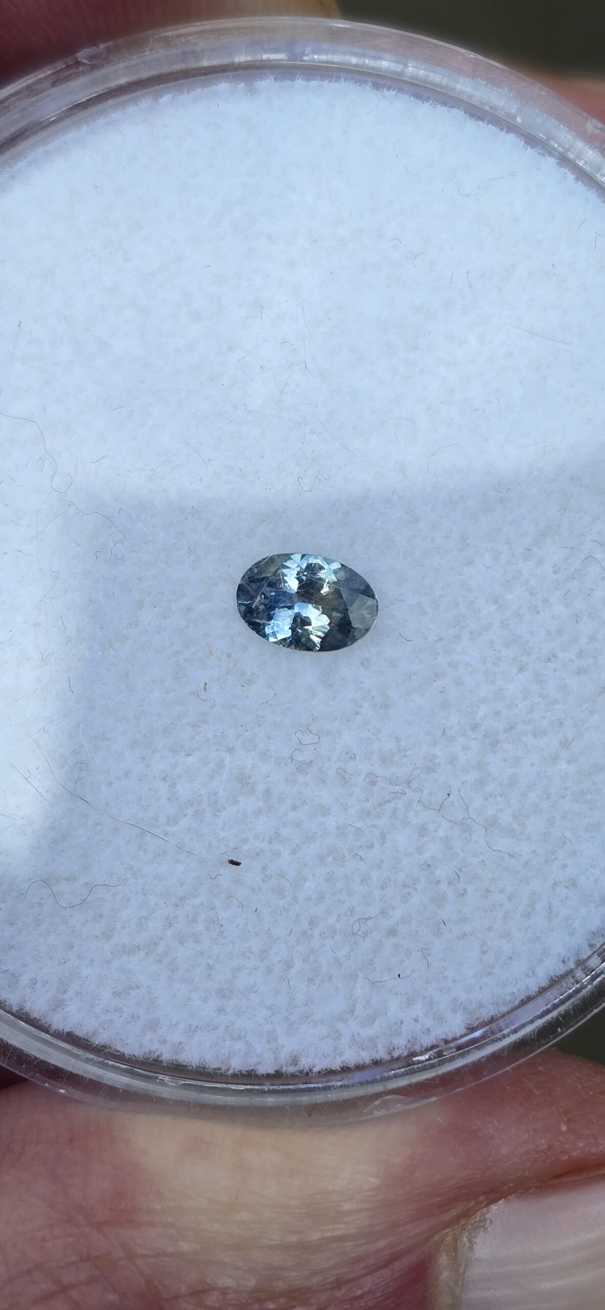 6.00x4.05x2.63mm oval Australian sapphire facet