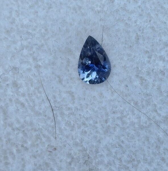 5.82x3.99x2.81mm pear Australian sapphire facet