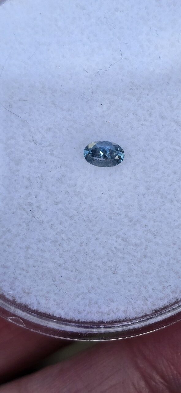 4.98x3.15x2.36mm oval Australian sapphire facet