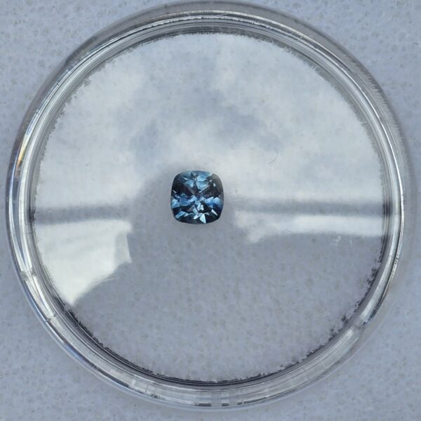 4.09x4.05x2.66mm cushion Australian sapphire facets