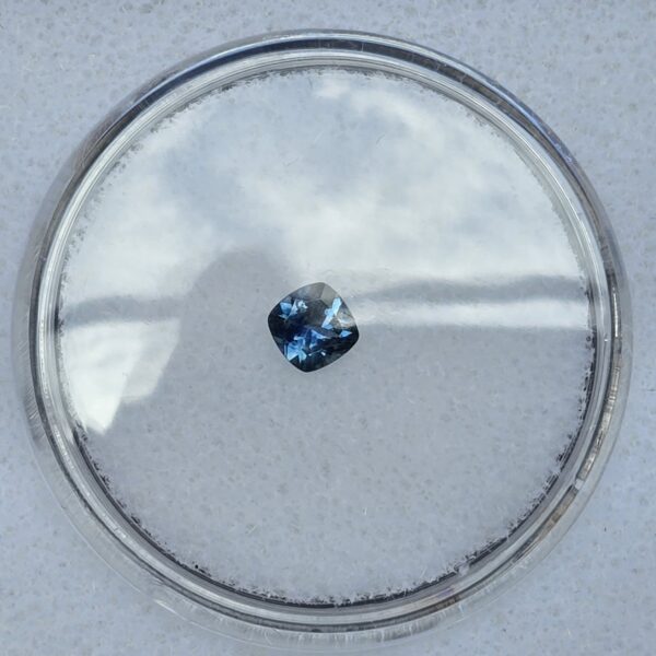 4.06x4.04x2.52mm cushion Australian sapphire facets