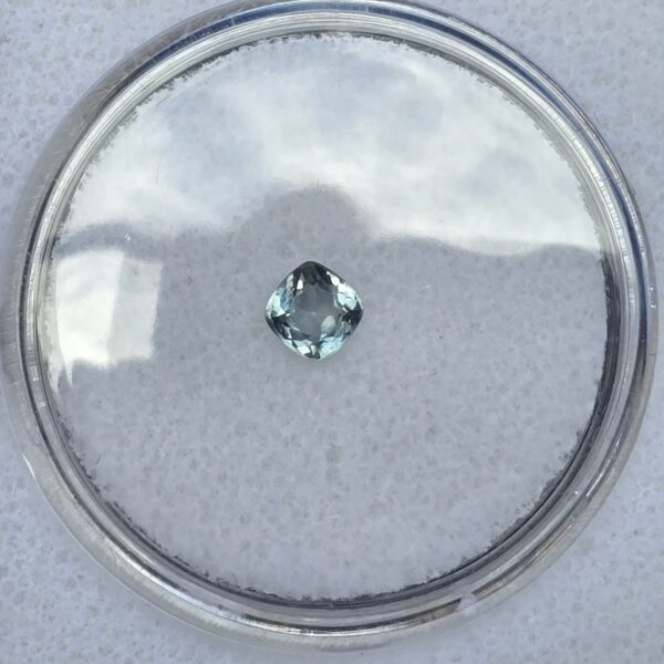 4.14x4.12x2.53mm cushion Australian sapphire facets