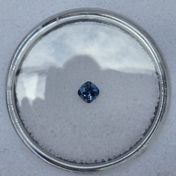 3.68x3.62x2.75mm cushion Australian sapphire facets