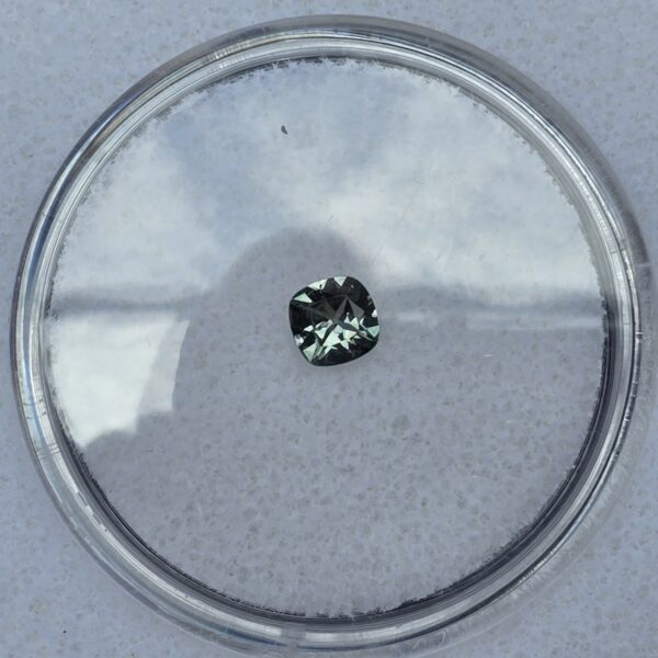 4.20x4.17x2.32mm cushion Australian sapphire facets