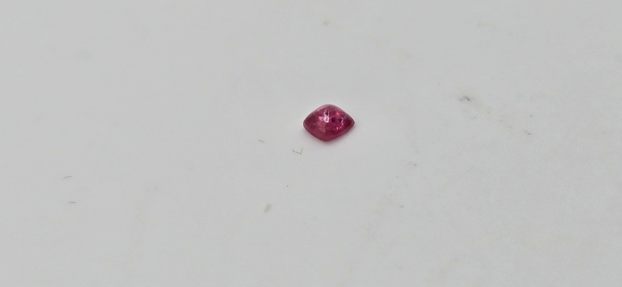 3.39x3.32x2.07mm spinel sugarloaf-cut cabochon