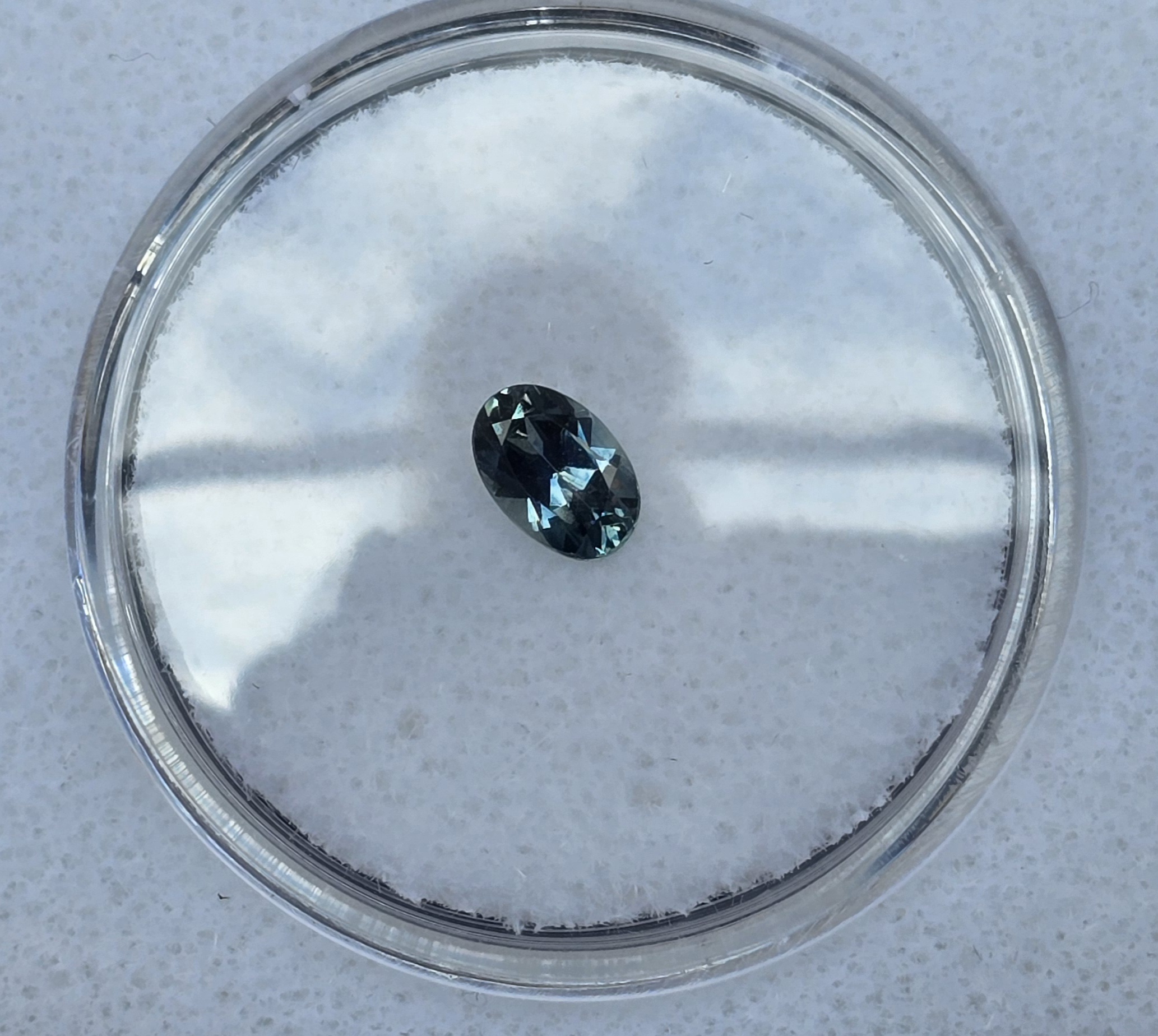6.13x4.12x3.00mm oval Australian sapphire facets