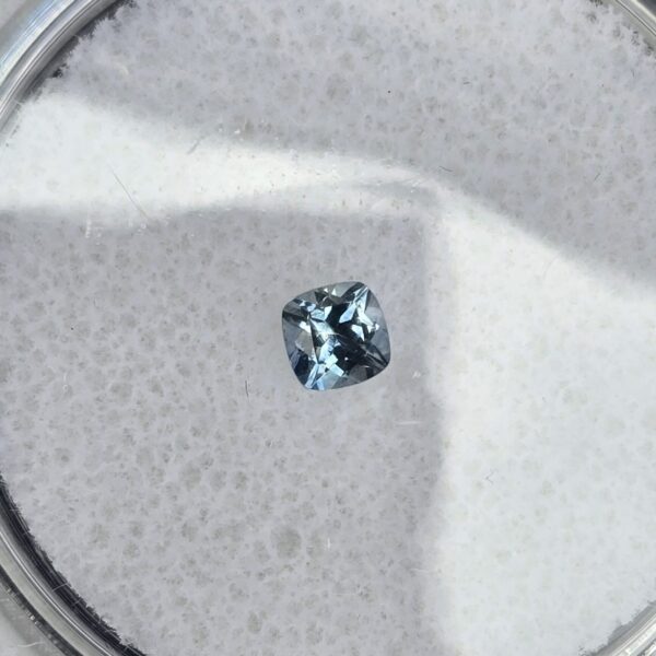 3.48x3.47x2.54mm cushion Australian sapphire facet