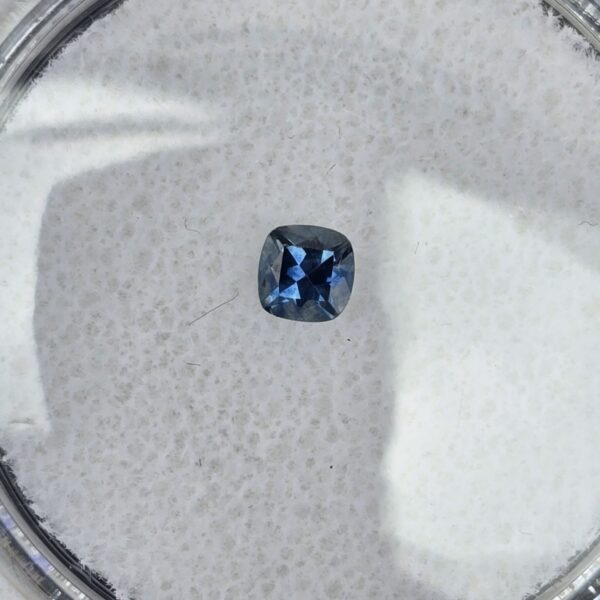 3.53x3.50x2.39mm cushion Australian sapphire facet