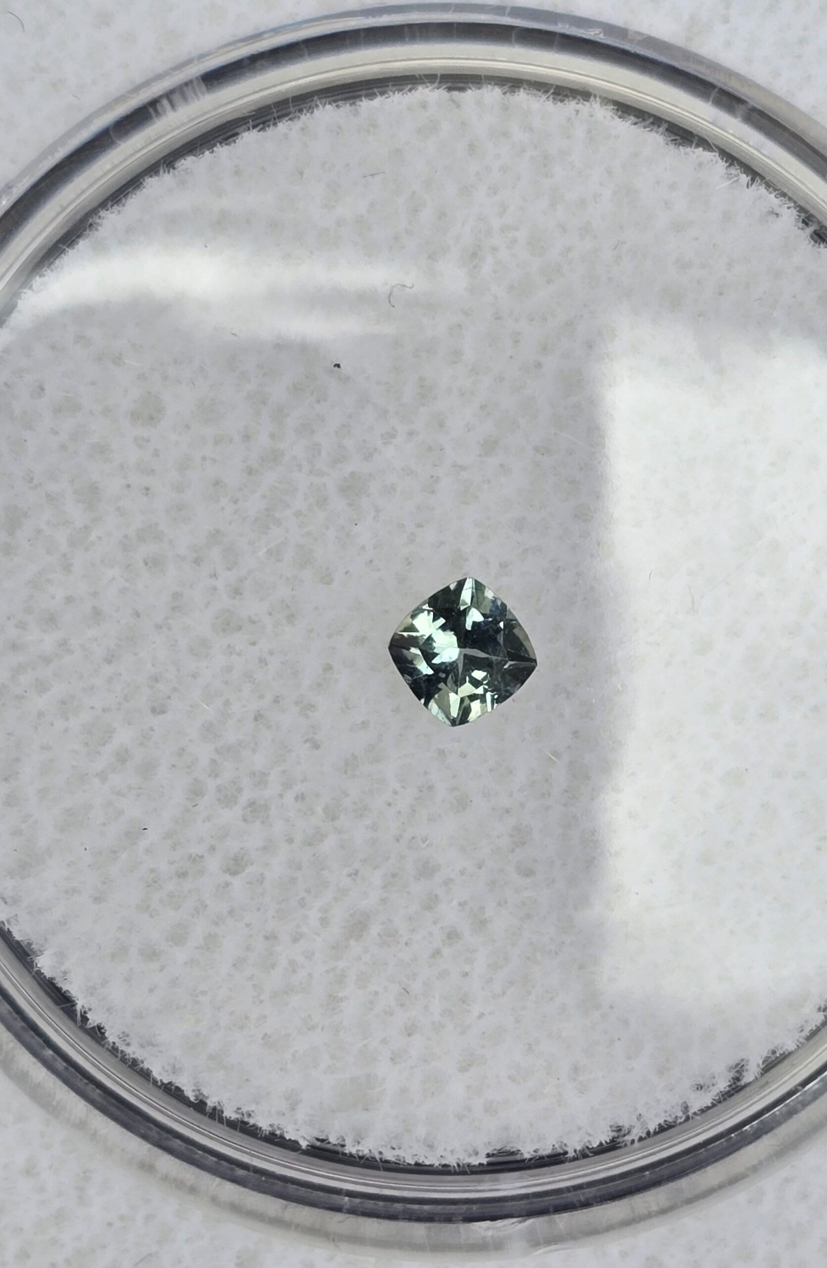 3.20x3.17x2.13mm cushion Australian sapphire facet