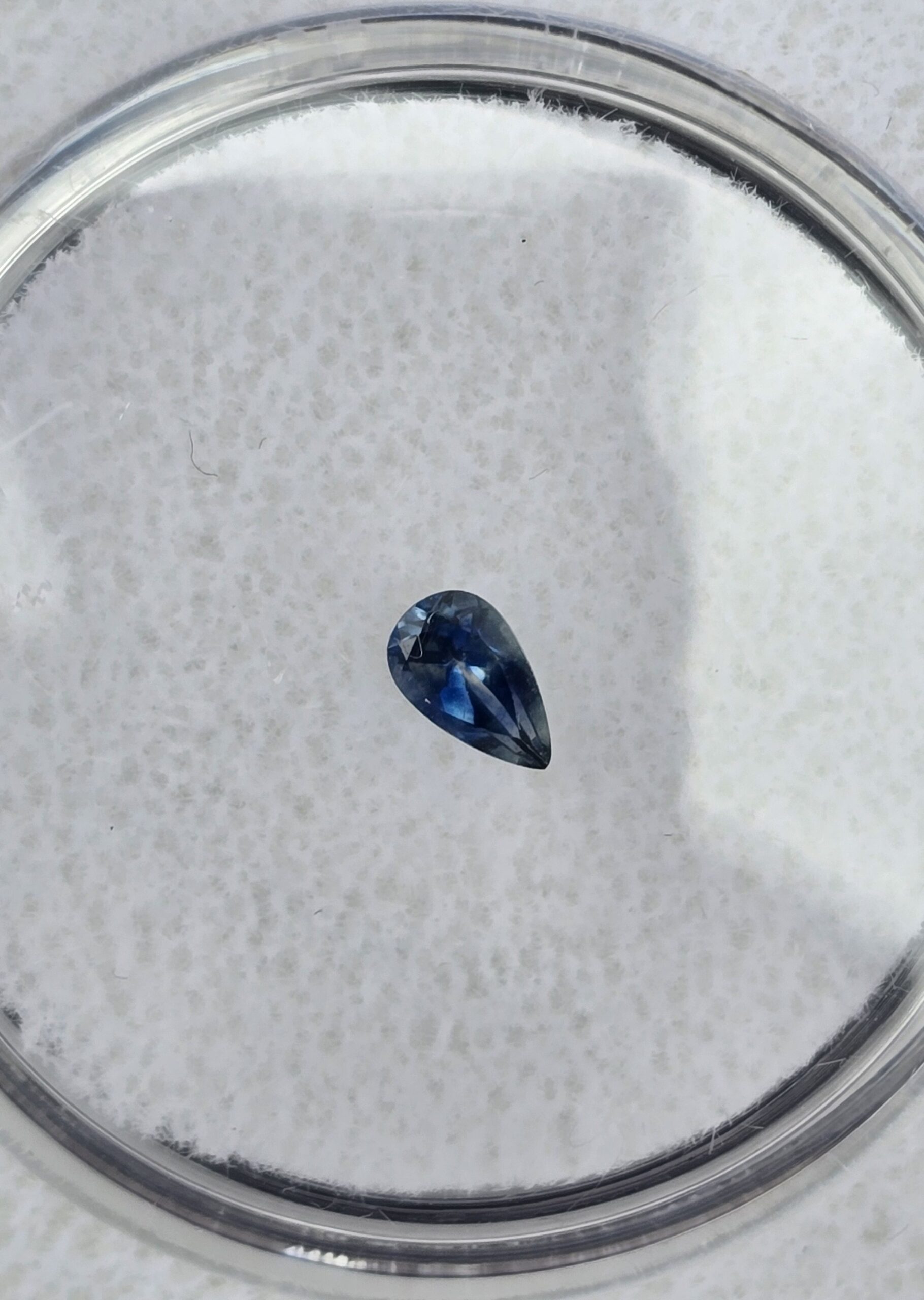 5.02x2.99x2.22mm pear Australian sapphire facet