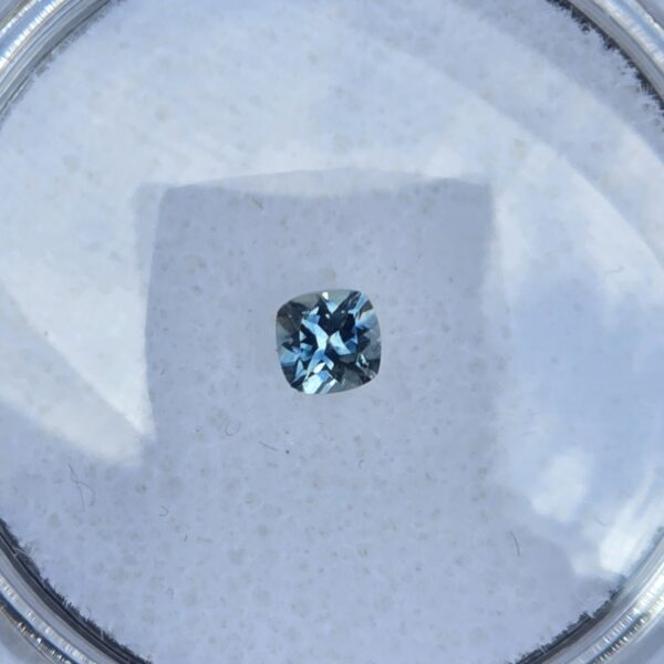 3.52x3.49x2.57mm cushion Australian sapphire facet
