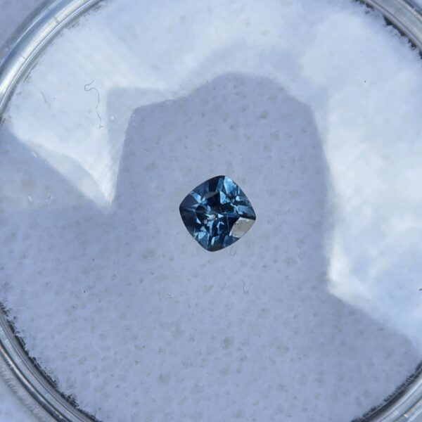 3.70x3.65x2.43mm cushion Australian sapphire facet