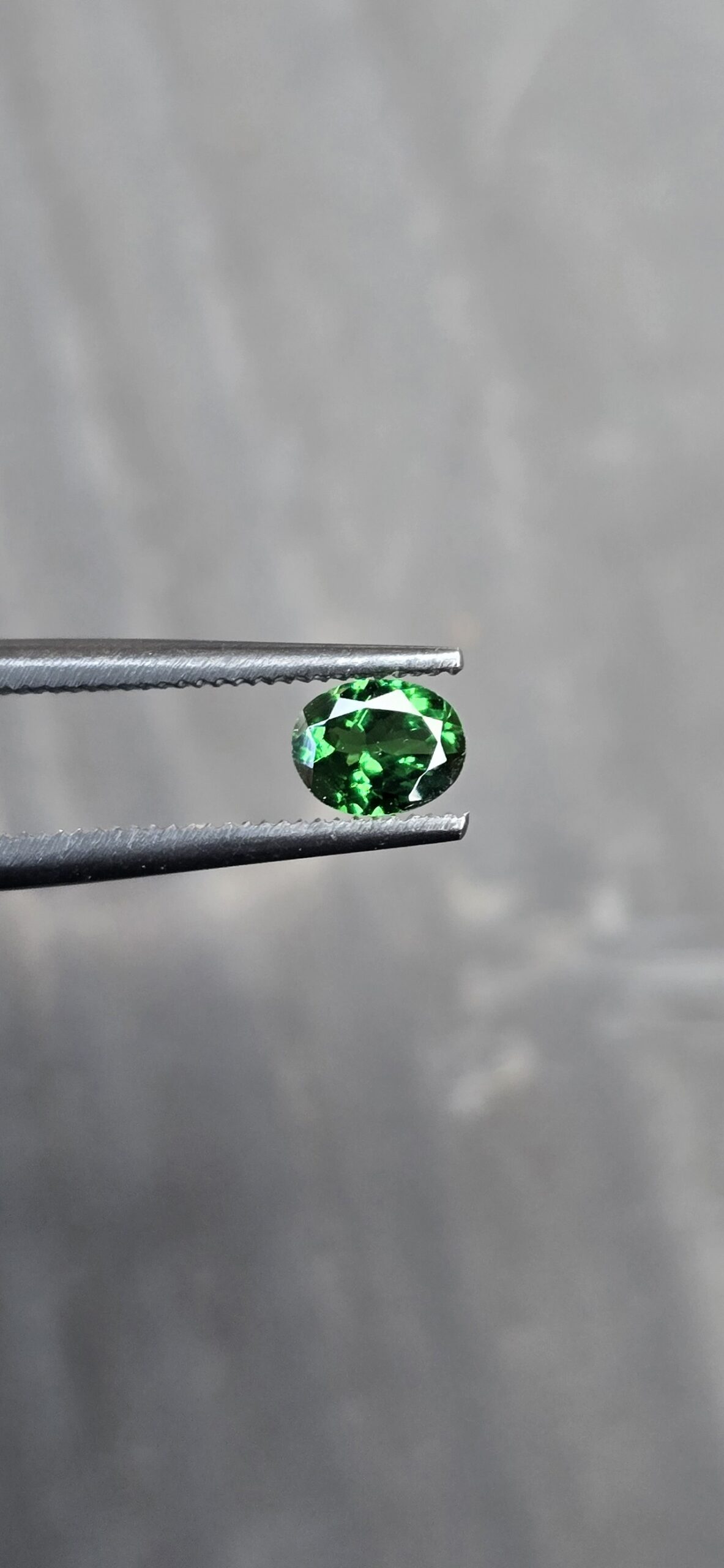 4.99x3.91x2.26mm oval Tsavorite Garnet Facet