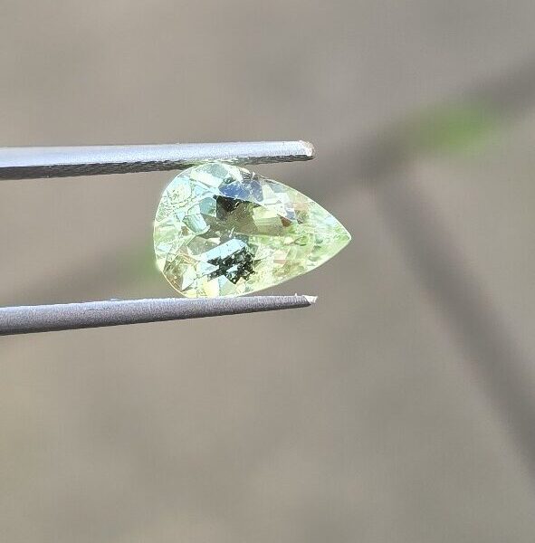 11.20x7.77x5.12mm pear Brazilian tourmaline facet